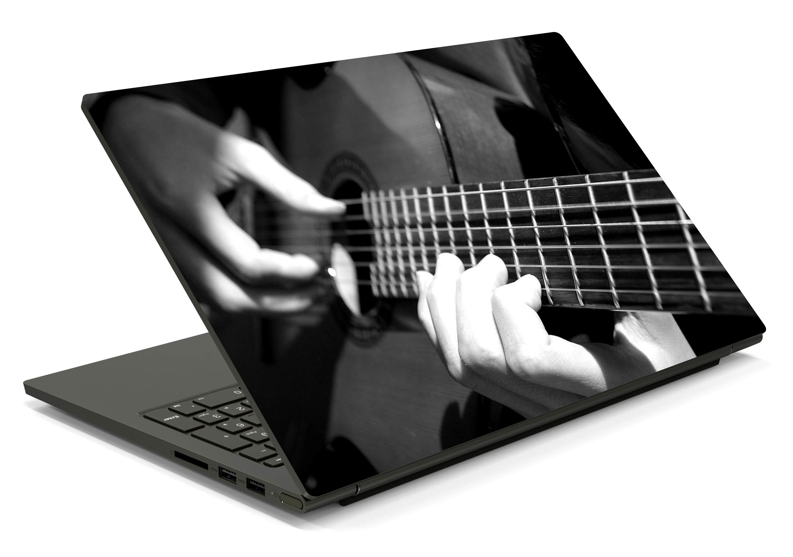 ISEE 360® Laptop Skin Cover Laminated Guitar Playing Stickers and Free Track pad Skin Girls Boys Kids Students Office Vinyl Printed Multicolored Floral HD Quality Sticker 15.6 Inches (B08PFB5RJM) Amazon Price History, Amazon Price Tracker
