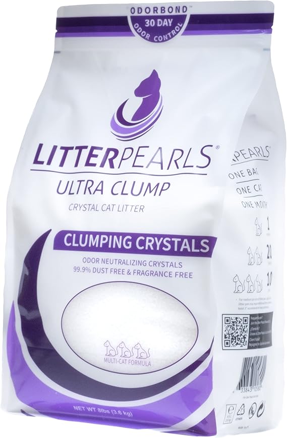 Litter Pearls Ultra Clump Unscented Crystal Clumping Cat