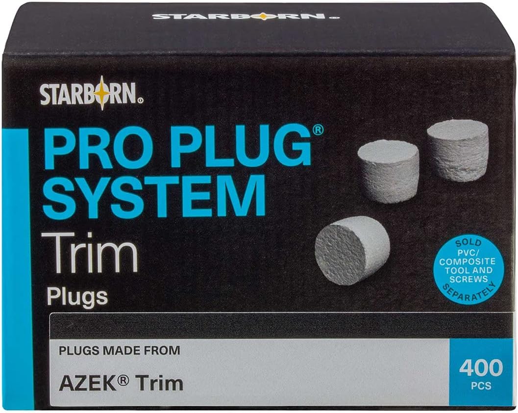 Starborn Pro Plugs for Azek Frontier Trim - 400 Count