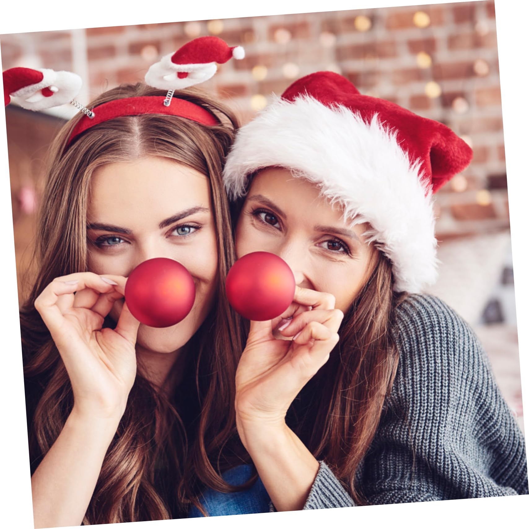 MAGICLULU 2 Piezas Sombreros Navideños de Diseño de Estilo Navideño Accesorios para Fiestas Navideñas y Cosplay de Navidad Tocados para Decoración de Fiesta Casa