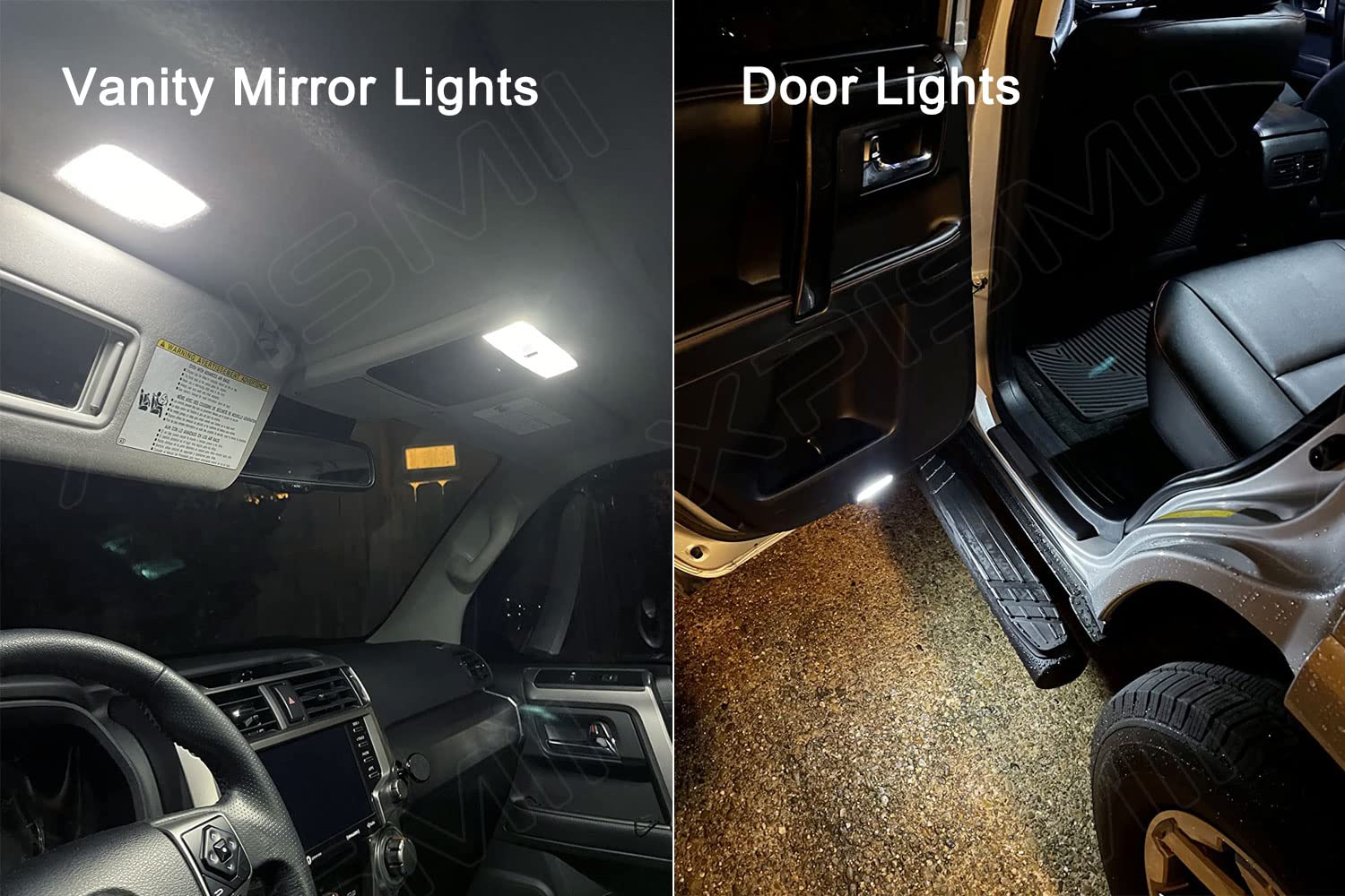 12-Piece White LED Interior Light Kit For 2003-2014 Toyota 4Runner - 6000K, 12V