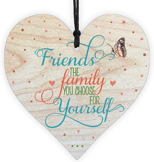 Gifts for Women Her Birthday Best Friend Christmas Decoration Girl Mum Present Wedding Boyfriend Men Funny Sister Wooden Hanging Heart Plaque Ornament Friendship Daughter Woman Love Novelty Thinking