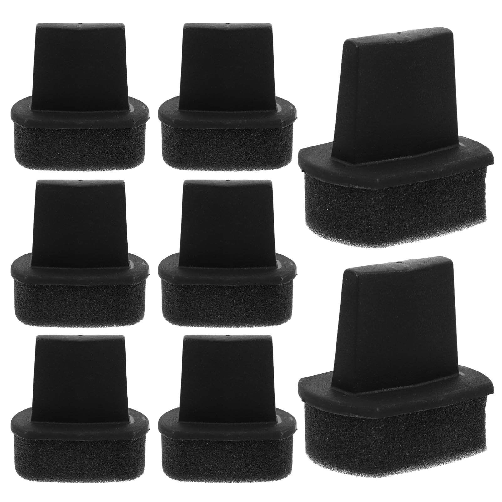 NUOBESTY 8Pcs Multi Use Sponge Applicator Brushes for Leather Painting and Surface Repair Durable and Versatile Color Sponges for Artistic Projects Convenient Handheld Design