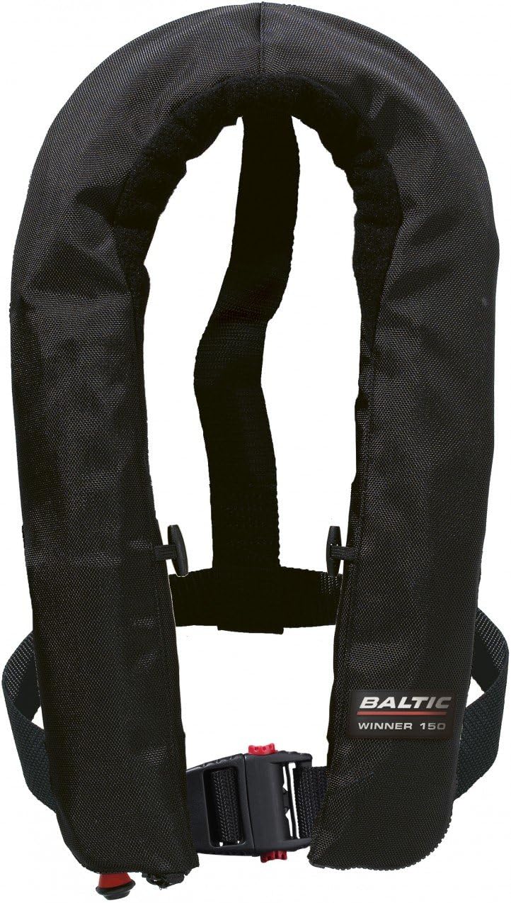 Baltic Winner 150N Automatic Lifejacket - Black, 40-150 Kg