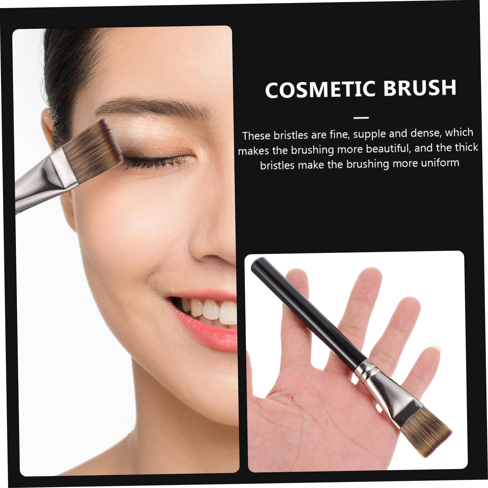 Ipetboom 5piezas Brocha De Maquillaje Portátil Para Mujer Cepillo Difuminador De Base Cerdas Sintéticas Suaves Para Uso Diario y Profesional Cosméticos Para Acabado Natural