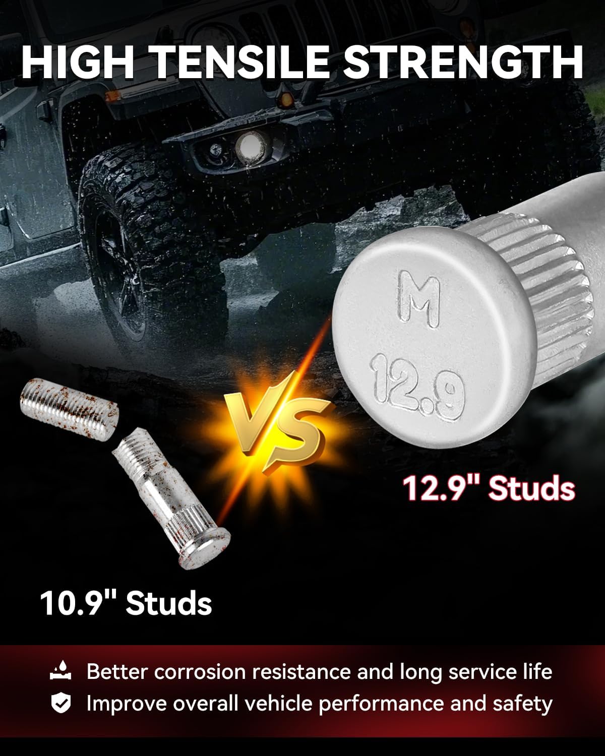 YIZBAP 6x5.5 Wheel Spacers 2 inch Compatible for Tacoma 4Runner Tundra FJ Land Cruiser with ET Lug Nuts 6x139.7mm Wheel Spacers 108mm Hub Bore with 12x1.5 Thread Pitch for Colorado Canyon GX460 GX470