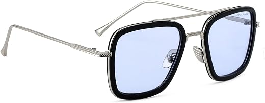 ROYAL SON Square UV Protected Men Women Sunglasses