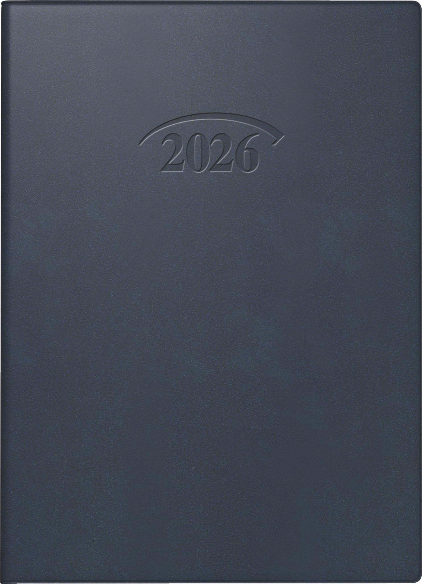 BRUNNEN Taschenkalender Mod. 736 '26 | A6, Kunststoff, dunkelblau