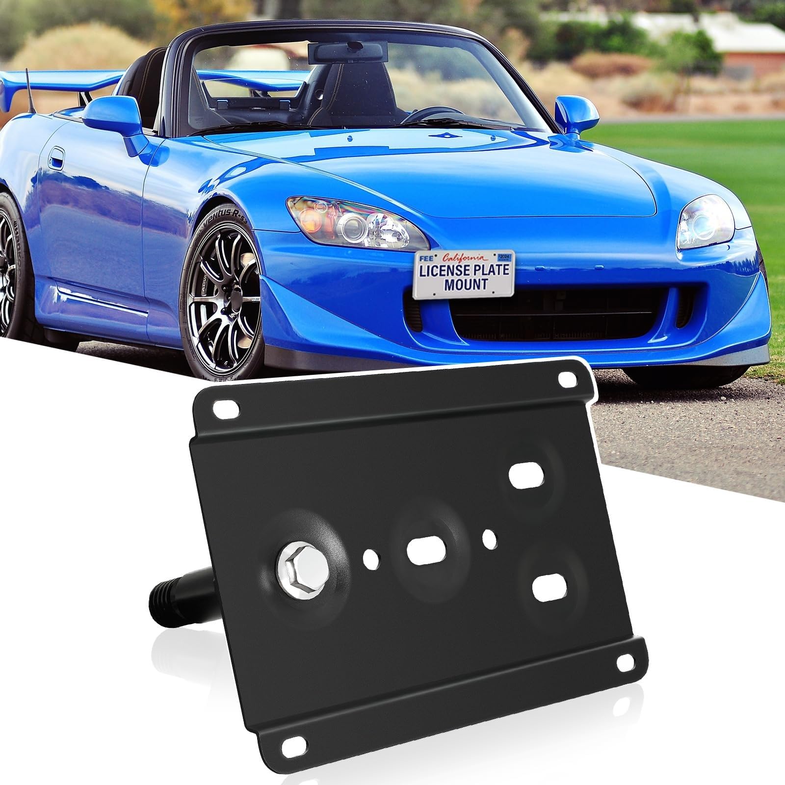 Amazon.com: ZYIMING New No Drill Front Bumper Tow Hook License