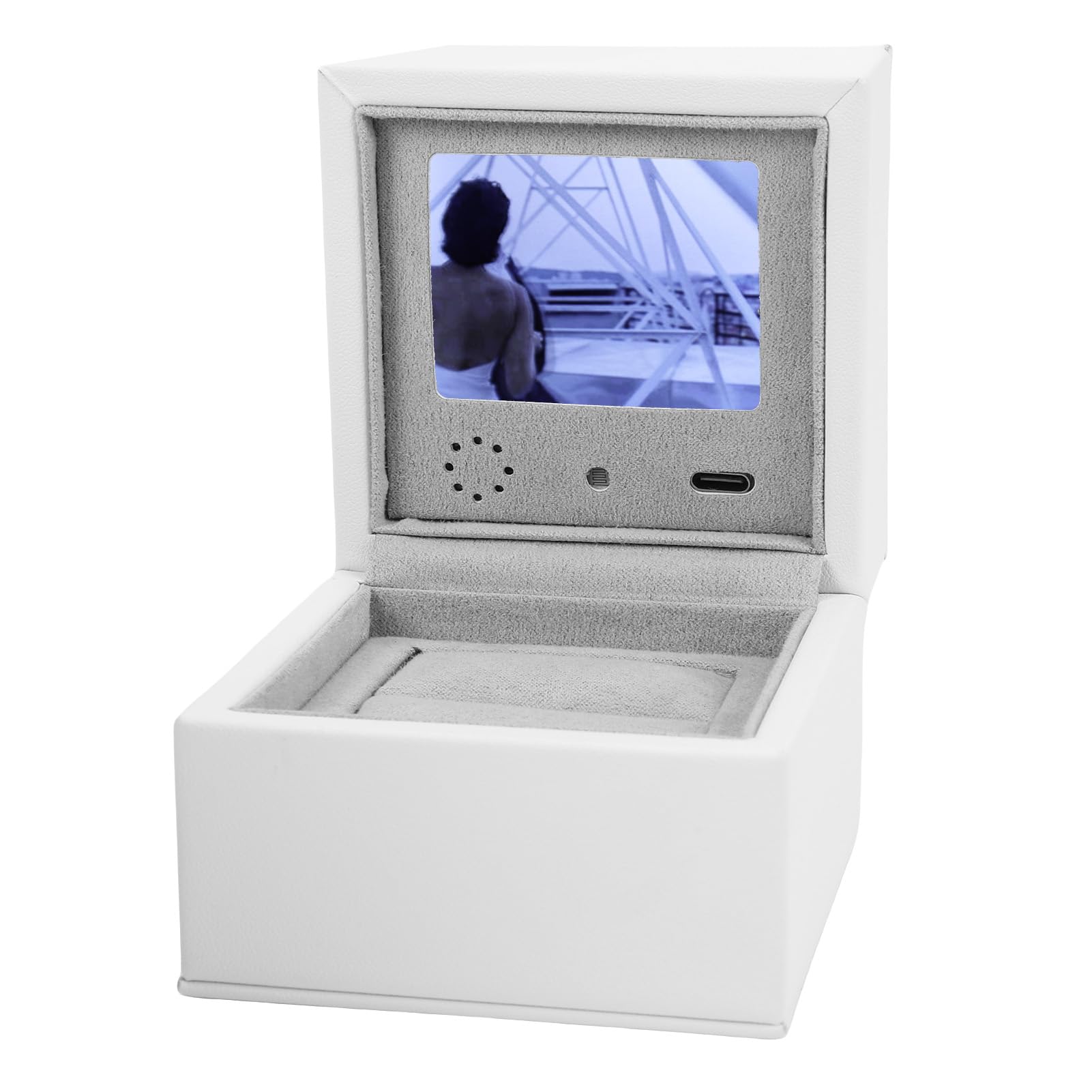 Luxus Schmuckschatulle mit LCD Videoanzeigebildschirm, für Heiratsantrag