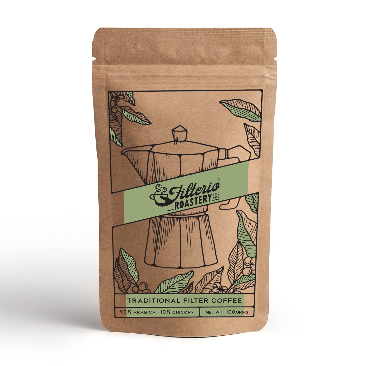 Filterio Roastery Filter Coffee | Lightly Roasted Ground Coffee Powder (100g) (B09SCRKMDK) Amazon Price History, Amazon Price Tracker