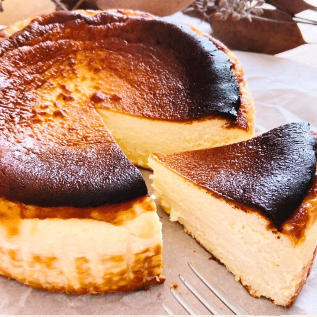 アルプス山麓あつまるしぇ/チーズケーキ バスク風 焦げ目が美味しい バスクチーズ…