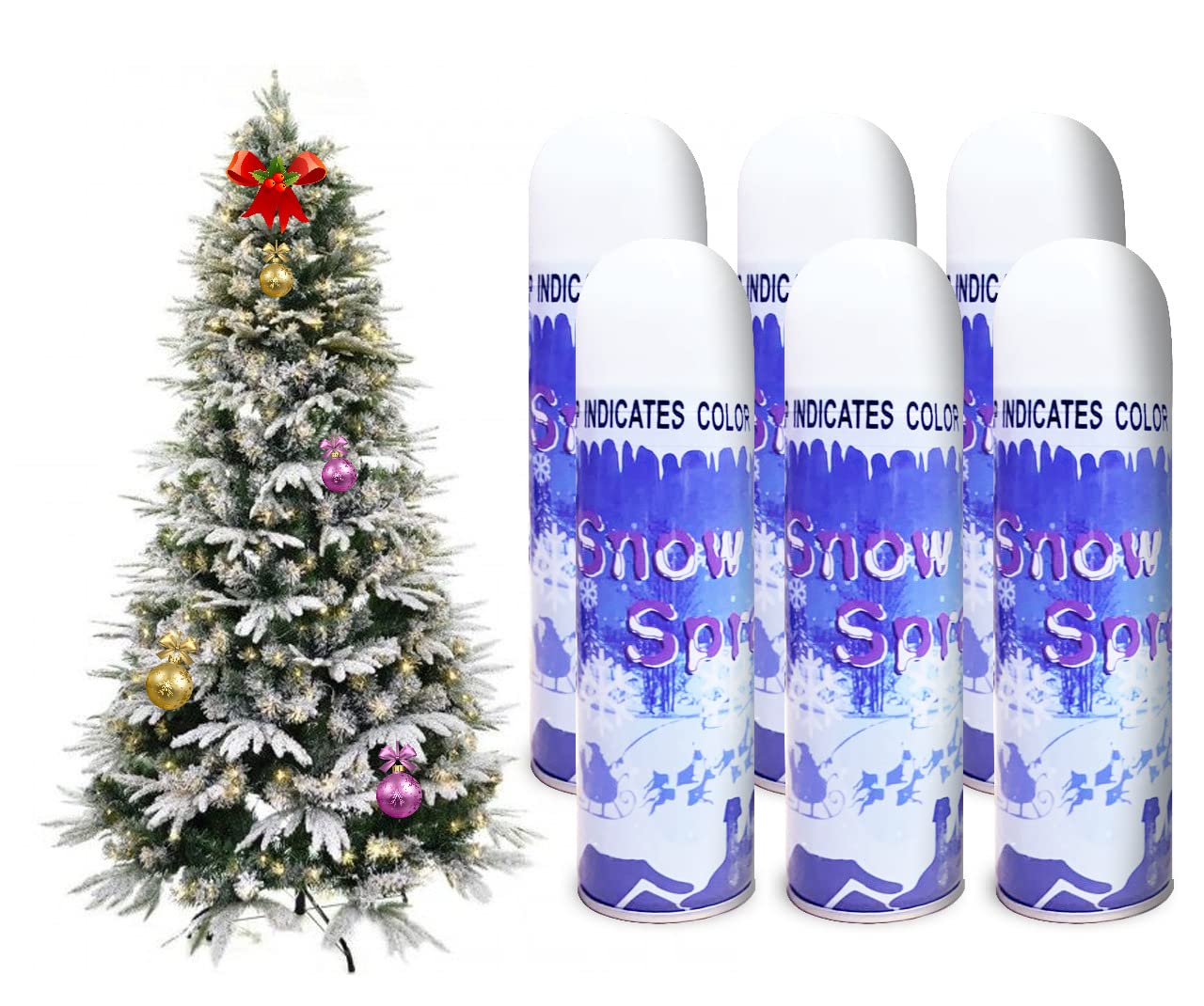 Buy Toysery Artificial Christmas Tree Snow Foam, 8 Oz Christmas