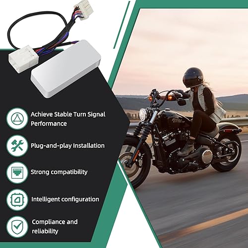 Miniatura 2 de briidea Ecualizador de carga y estabilizador controladorresistencia compatible con motocicleta Harley Davidson, señales de giro LED, Plug and Play,