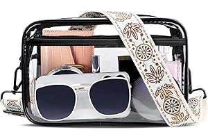 ferlord Clear Bag For Stadium Events, Clear Purse Stadium Crossbody Bag