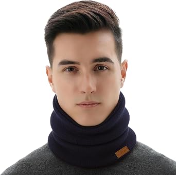 Cache-cou/tube écharpe Unisexe En Coton élastique - 95% Coton, 5% élasthanne - Taille Unique 24x23 Cm - Pour Sport Et Ville