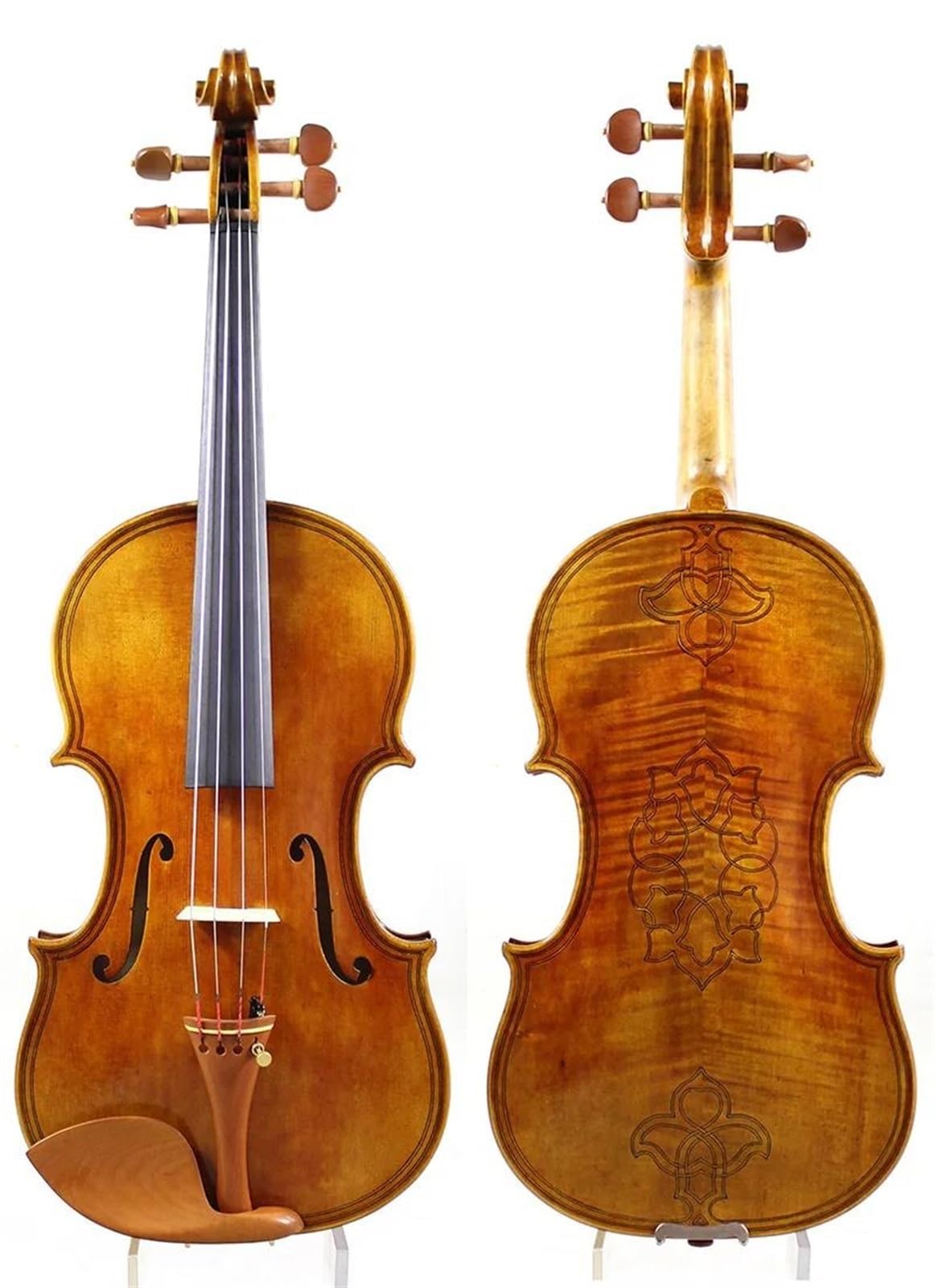 Violino Set Violino Master Tone Violino professionale 4/4 Custodia per arco per violino fatta a mano con vernice anticata