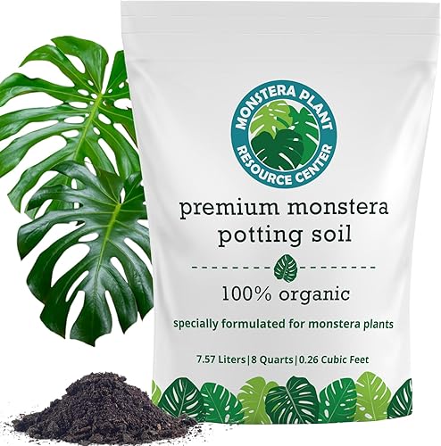 Tierra Premium para Macetas Monstera | Drenaje Rápido, Rica en Nutrientes, Tierra Viva para Aroides para Crecimiento Rápido y Aireación Saludable de
