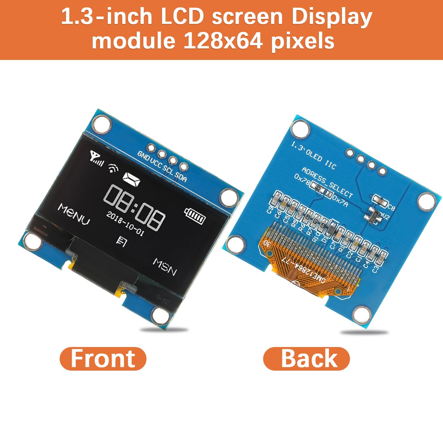 ☆ 1/64 Creative Display Board LR　　　【限定3】 Amazon.com: JAMHER 1.3 Inch I2C IIC OLED Display Module 128x64