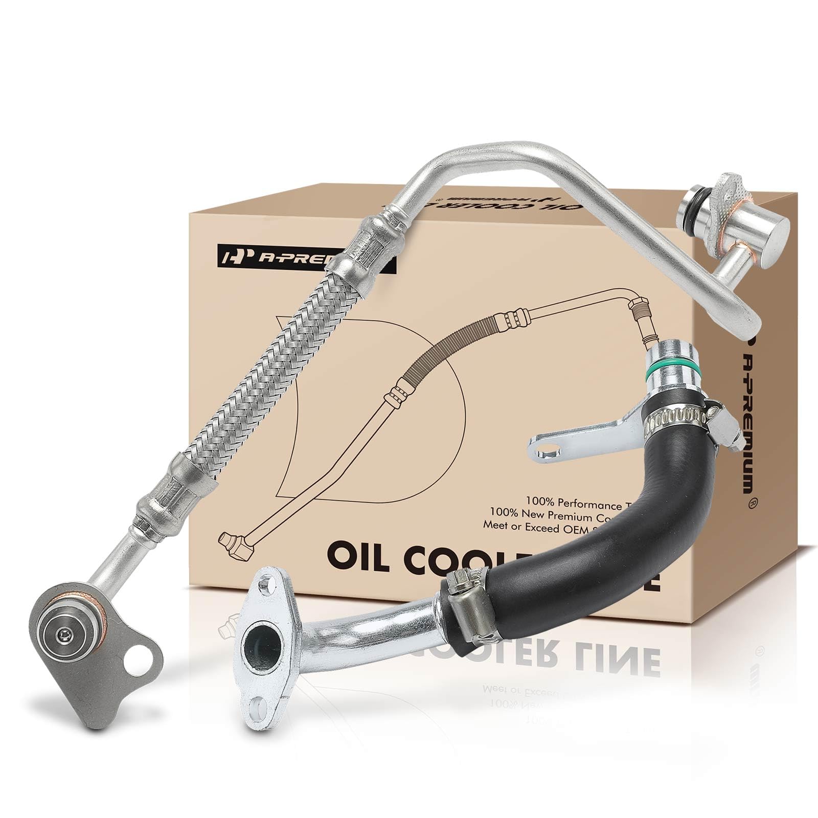 Turbo Oil Feed & Return Line Kit – Inlet & Outlet For BMW F30 320i, 328i, F32 428i, F10 528i (2012-2018, 2.0L)