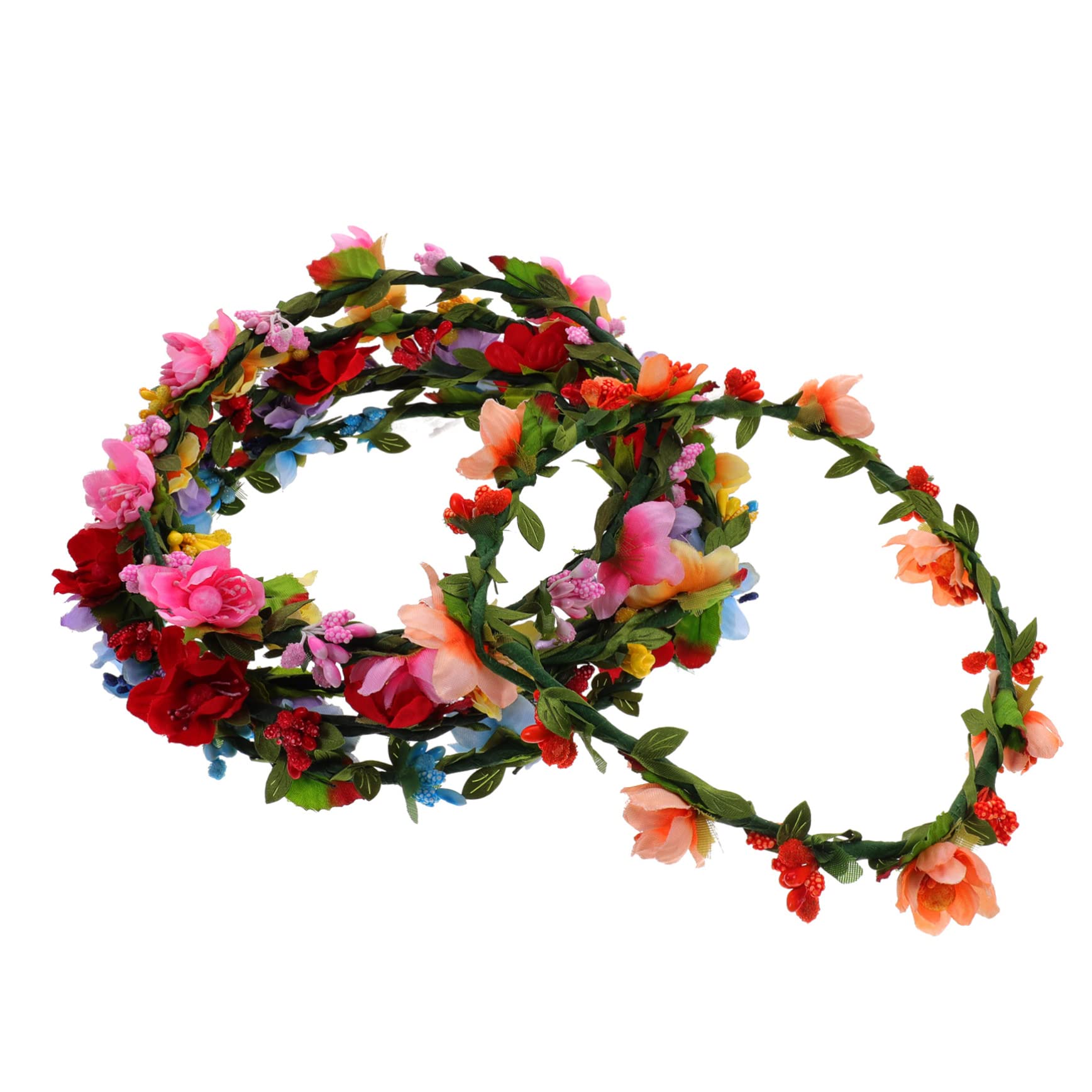 SOIMISS 18stücke Teiliges Blumenkronen Hochzeiten Elegante Haarkränze Mit Lebendigen Farben Für Bräute Brautjungfern Und Blumenmädchen Für Hochzeitsfeiern Und Fotoshootings