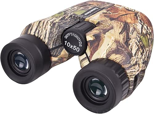 10x50 Compact Binoculars for Adults - Long Distance View, High