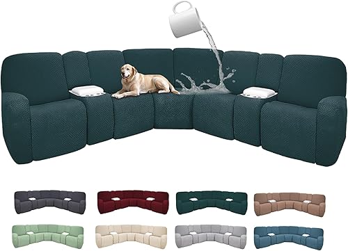 Miniatura 181 de Fundas 100% impermeables para sofá reclinable seccional, fundas para sofá reclinable en forma de L, funda para sofá seccional de esquina en forma de