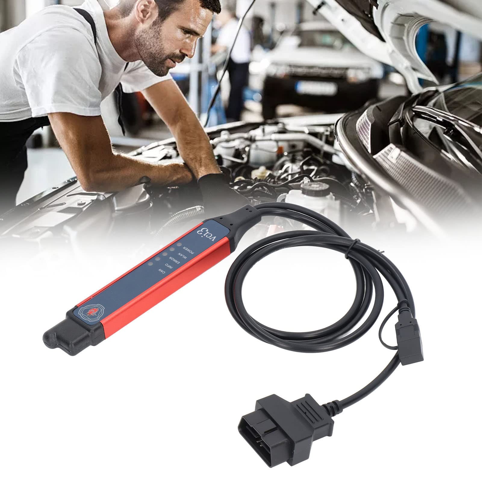 Lector de códigos VCI 3, herramienta de diagnóstico de fallas del motor para camiones, herramientas de diagnóstico