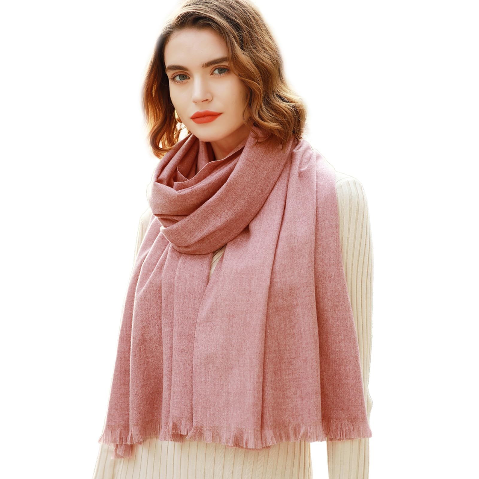 RIIQIICHY Sciarpa da donna Invernale Pashmina Foulard Cerimonia Scialle Stola Lungo grande elegante spesse calde