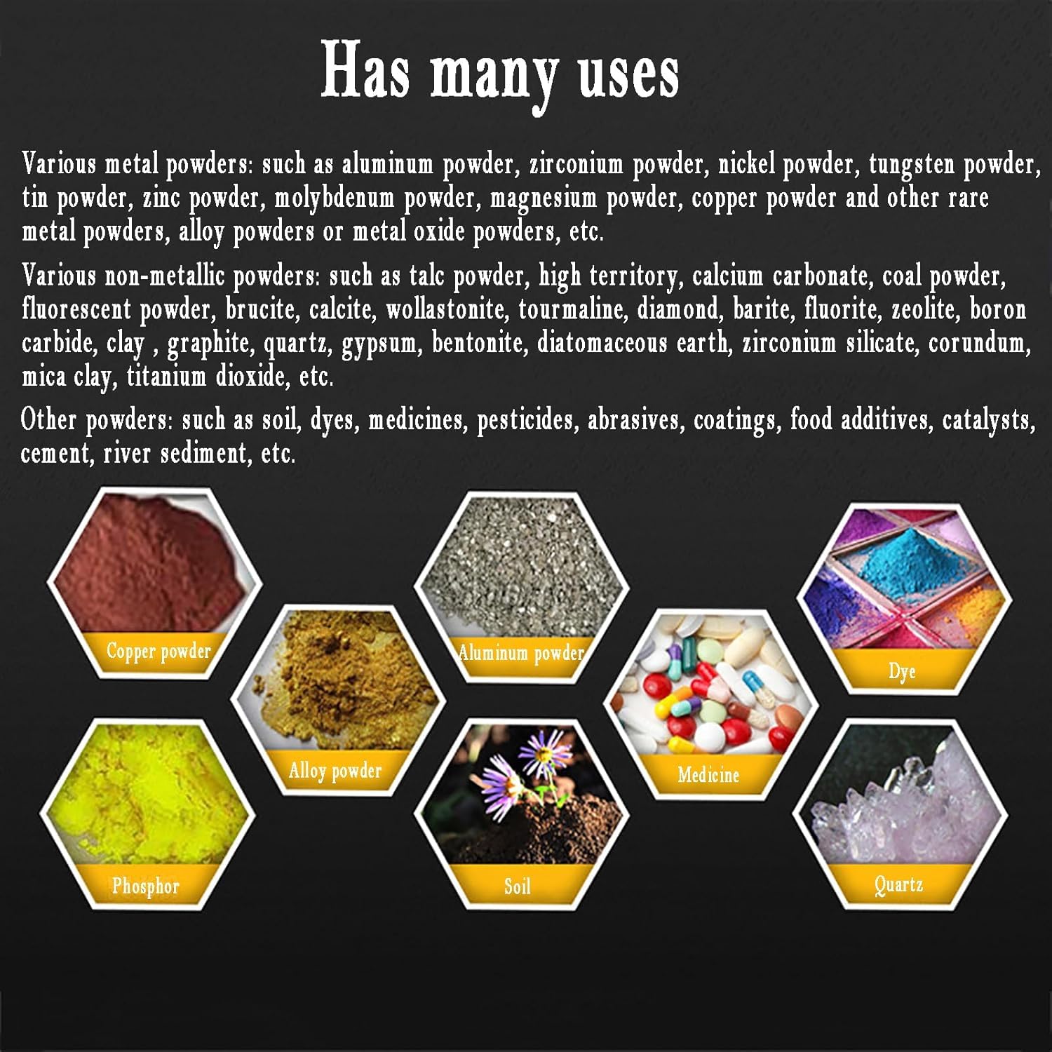 Medidor De Flujo Hall para Prueba De Densidad Aparente De Polvos con Embudo De Acero Inoxidable para Polvos Metálicos Y No Metálicos.,