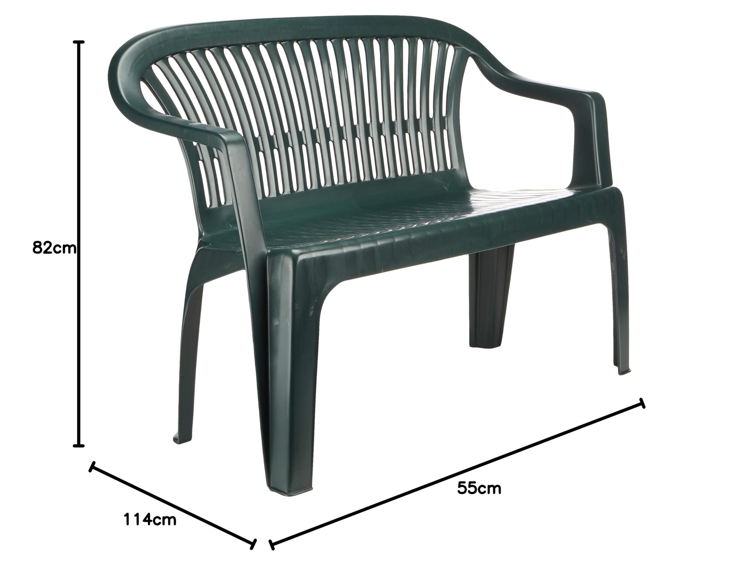 Ipae-Progarden S.P.A. Panca Verde Outdoor, Legno, Unica