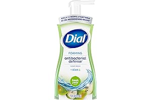 Antibacterial Dial Pear Foaming Hand Soap Refill, 7.5 fl oz Pack of 6