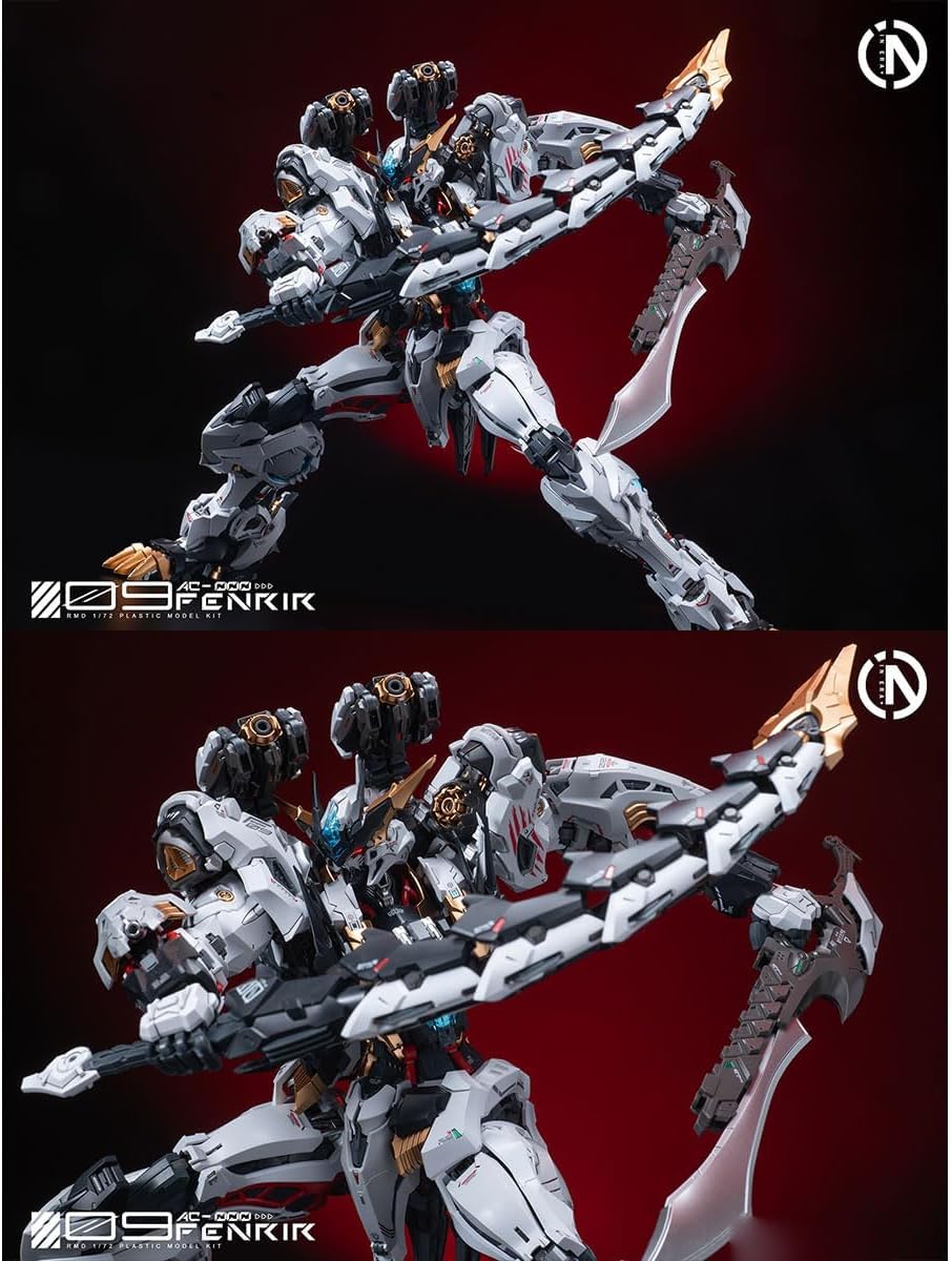 正規品 無限新星 INERAフェンリル 1/72 未組立 海外プラモデル Amazon | 無限新星 INERA+ フェンリル FENRIR FNR009 1/72 色分け済み