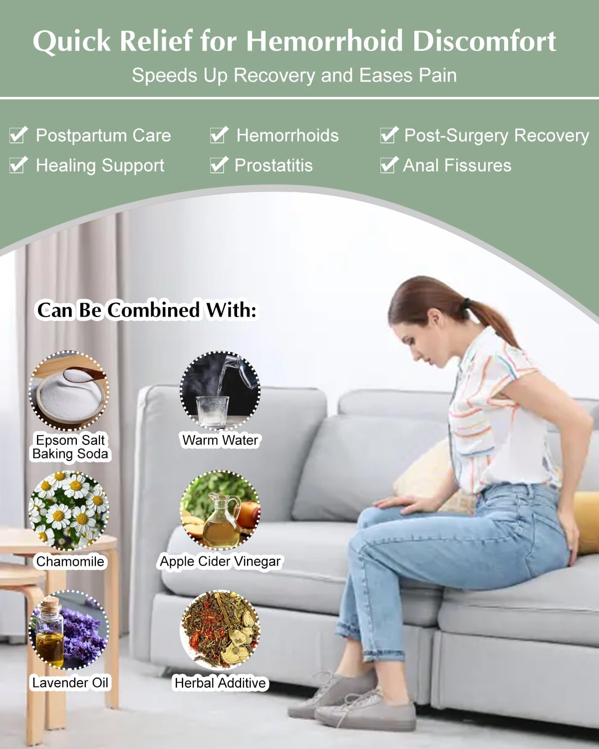 Foldable Electric Sitz Bath Kit with Automatic Flushing for Hemorrhoid Relief and Postpartum Care | Portable Hip Bath Basin for Perineal Soaking, Pain Relief, and Bidet Functionality, Easy to Use