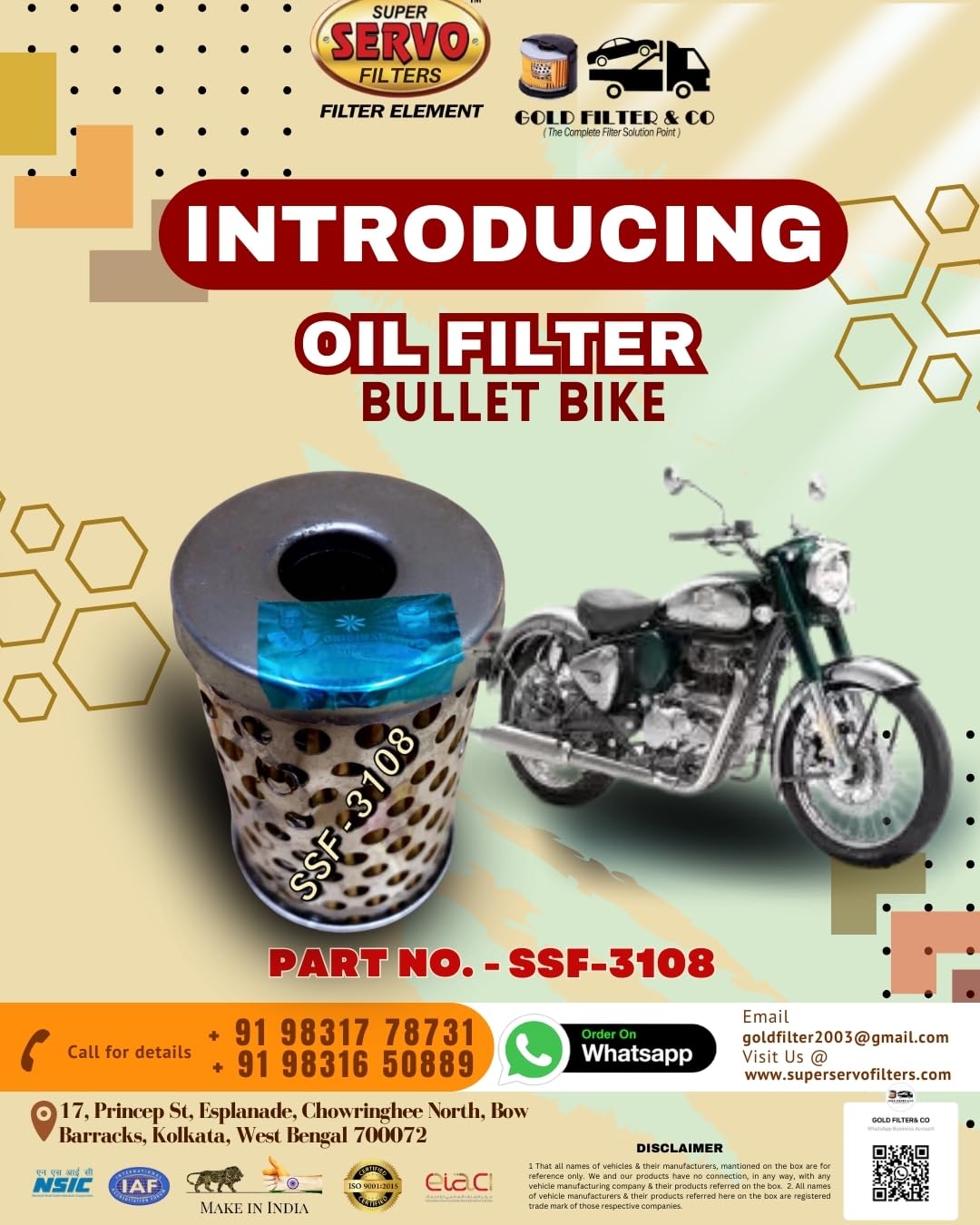 SSF-3108 OIL FILTER BULLET BIKE-picture-22