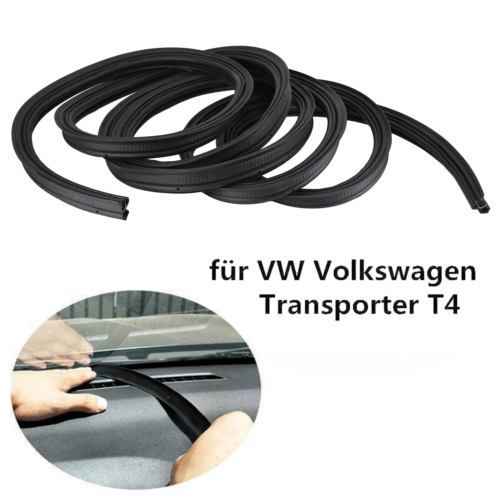 5.4M Heckklappendichtung Kompatibel mit VW Transporter T4 Rahmendichtung Transporter Gummidichtung Heckklappendichtung Dichtung Heckklappe Auto Türdichtung Rahmendichtung 721827705B