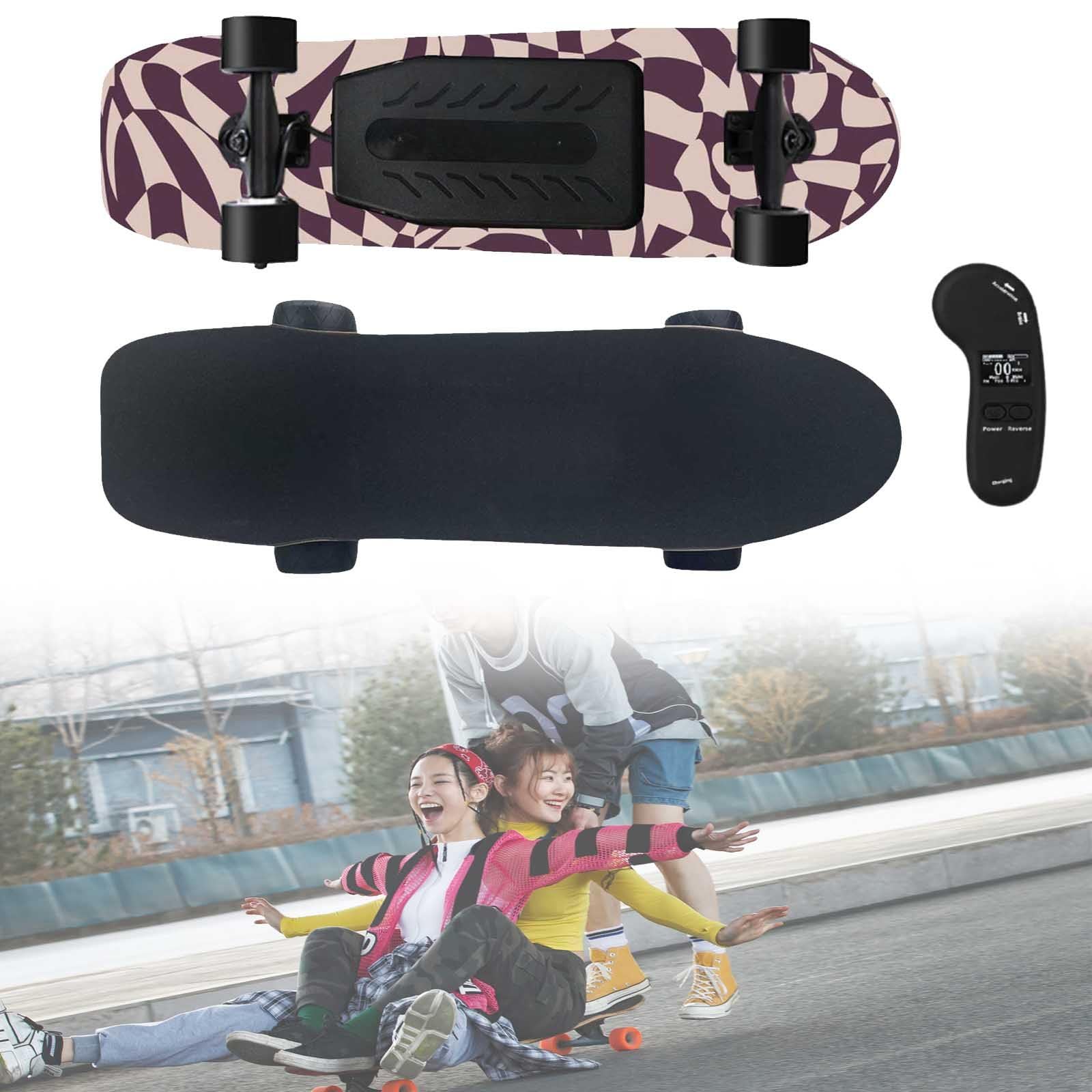 aallwwsso Electric Skateboard With Remote, Electric Longboard Skateboard For Adults & Teens, 24/45 Km/H Top Speed, 26 Km Range,7-Ply Maple Deck, Ip54 Waterproof Longboard For Beginners Singledrive-F
