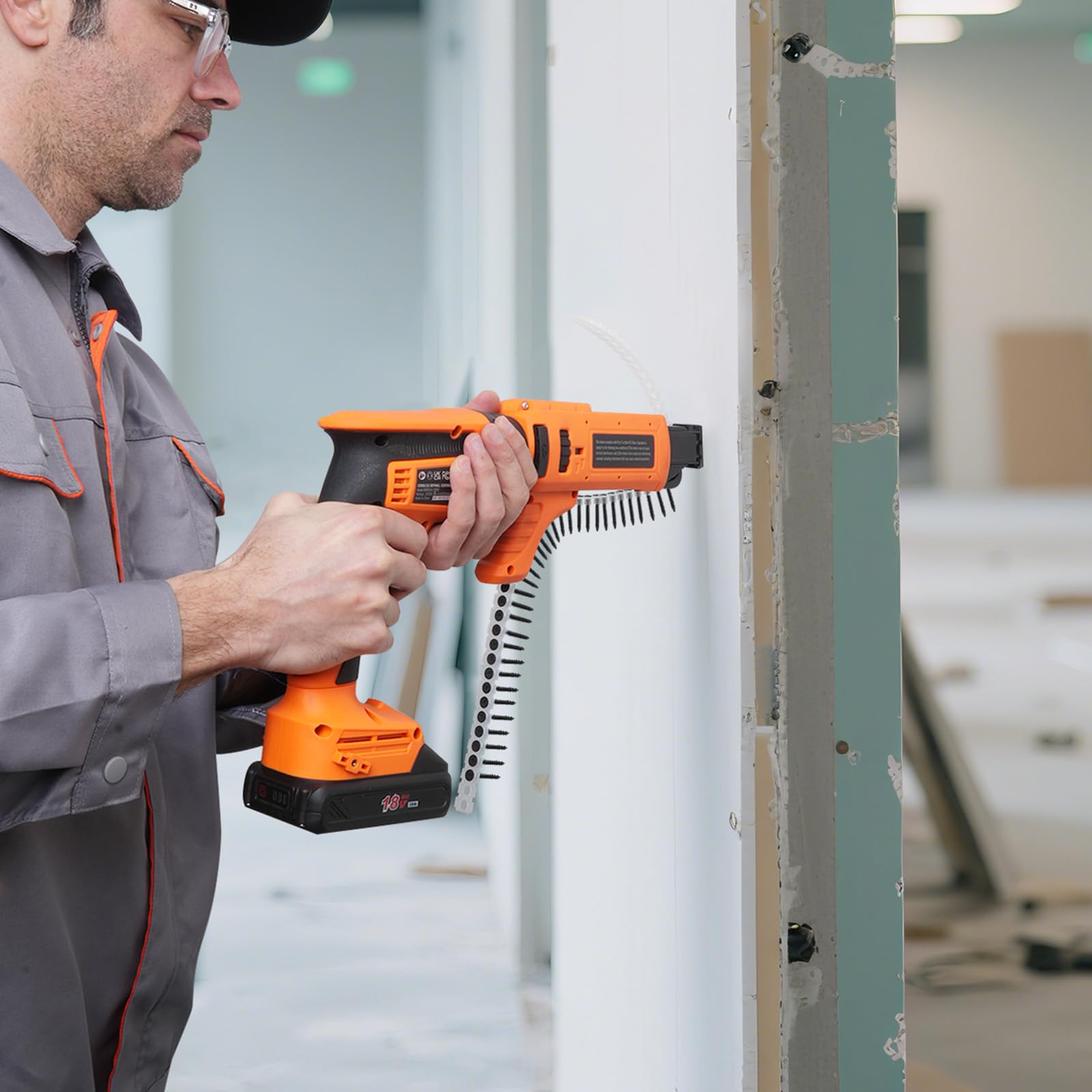 VVEOR, # 6 x 1-1/4" Lunghezza muro a secco a legno, viti multiuso in lega di acciaio ad alta durezza, autofilettanti per cartongesso, per fai da te, ristrutturazione dello spazio (1000 per scatola)