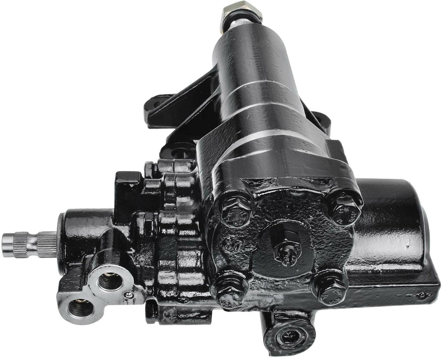 Power Steering Gear Box 1986 for Toyota for 4Runner 1989-1991 for Pickup 1985-1991 Steel/Aluminum-Casting Material Black 0.69 in-Input Shaft Length (in) 3-Number of Mounting Holes