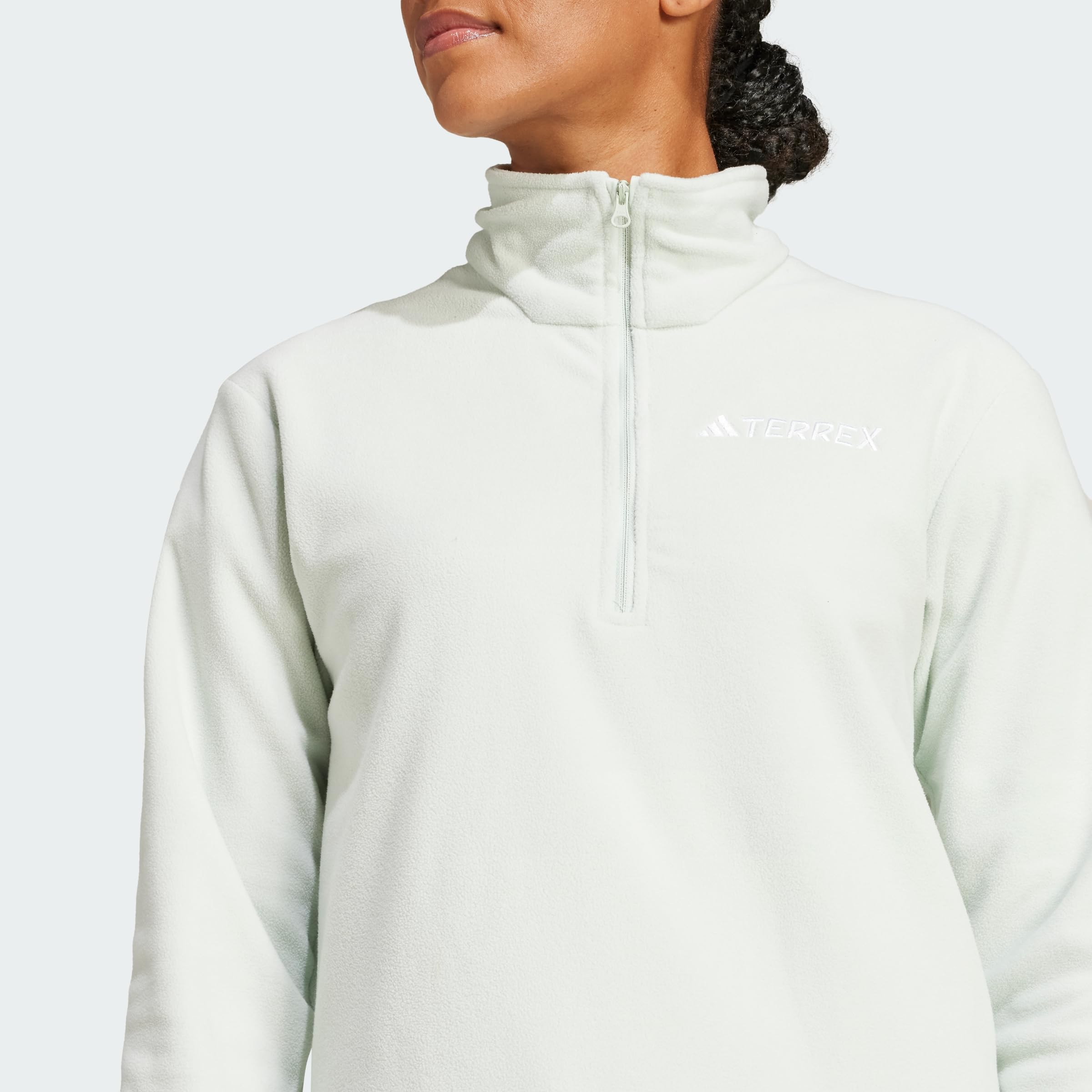 adidas Women's Sudadera de Felpa con Cremallera hasta el Pecho Multi Essentials