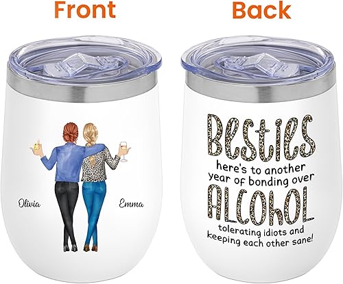 Miniatura 2 de Taza personalizada de cáscara de huevo para mejores amigos, vaso de acero inoxidable con tapa, taza de café, tazas personalizadas, regalo de