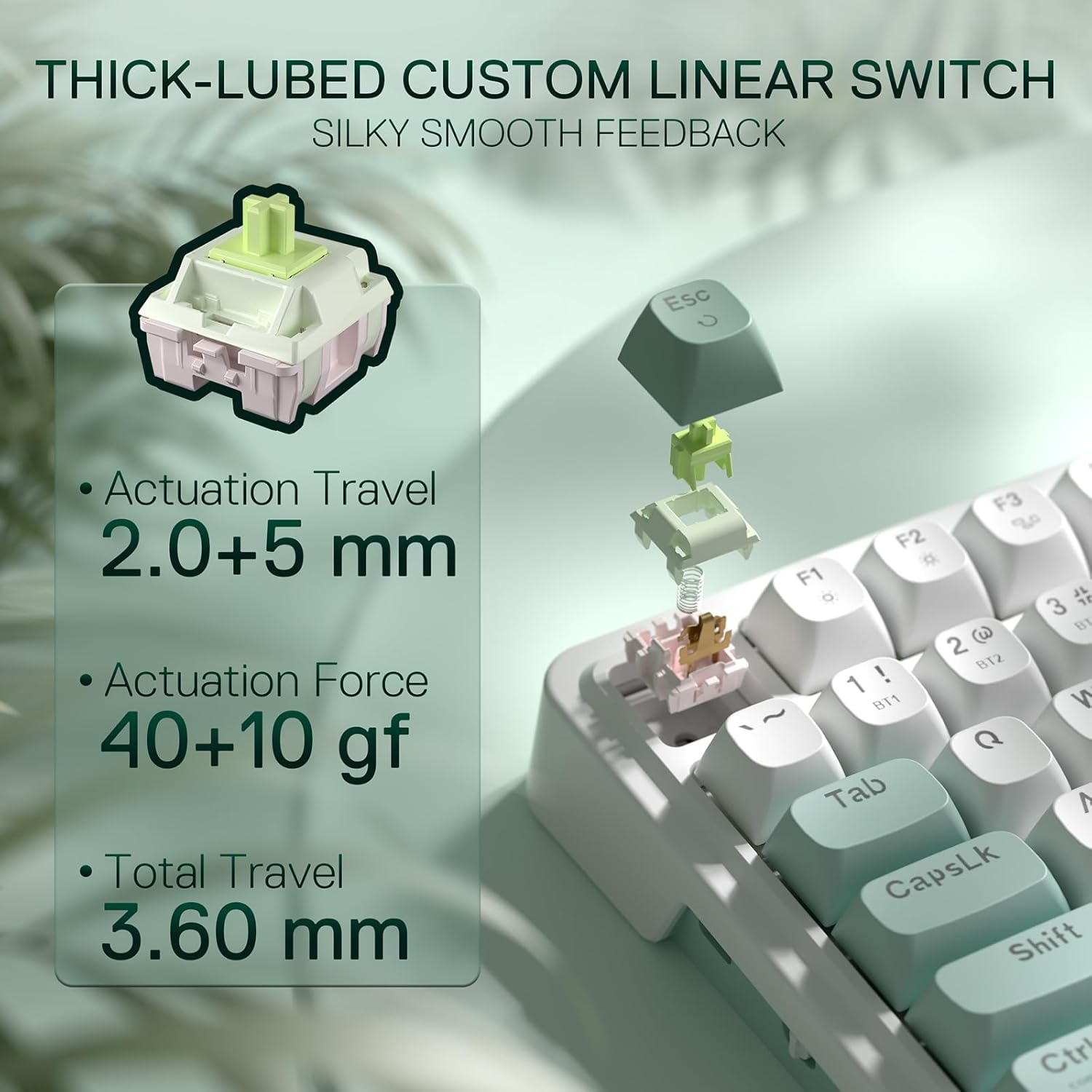 Flagship | Redragon K719 Wireless Gasket Gaming Keyboard with Hype Screen Button Mechanical Keyboard with 95 Keys Easy to Use 1.14 Inch TFT Info Display 5-Layer Noise Reduction Linear Switch 2026 - view 6