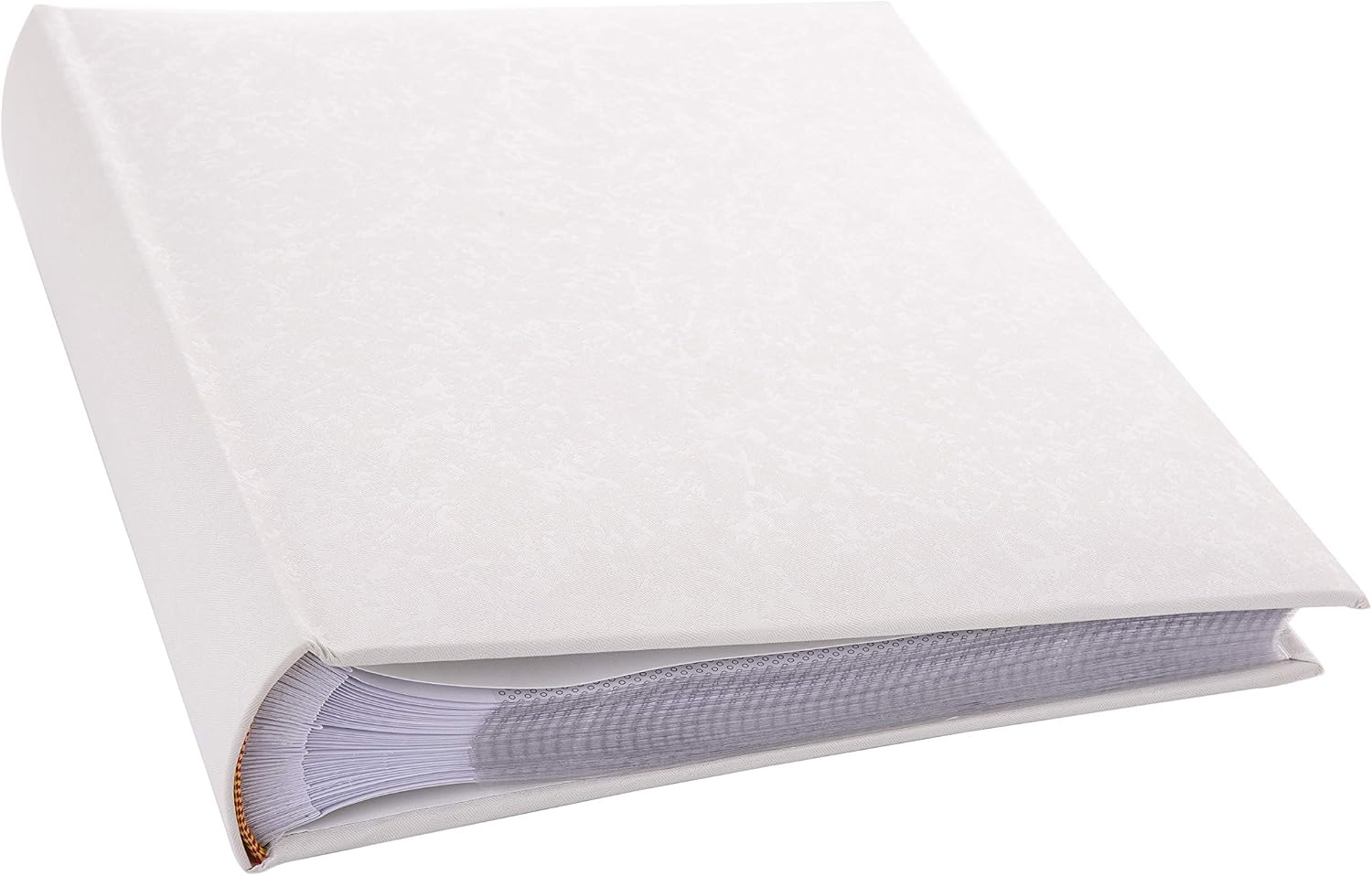 Kenro White Satin Wedding Photo Album for 200 Photos 6x4 inch / 10x15cm with Memo Space to Write Beside Each Photograph - Image 3