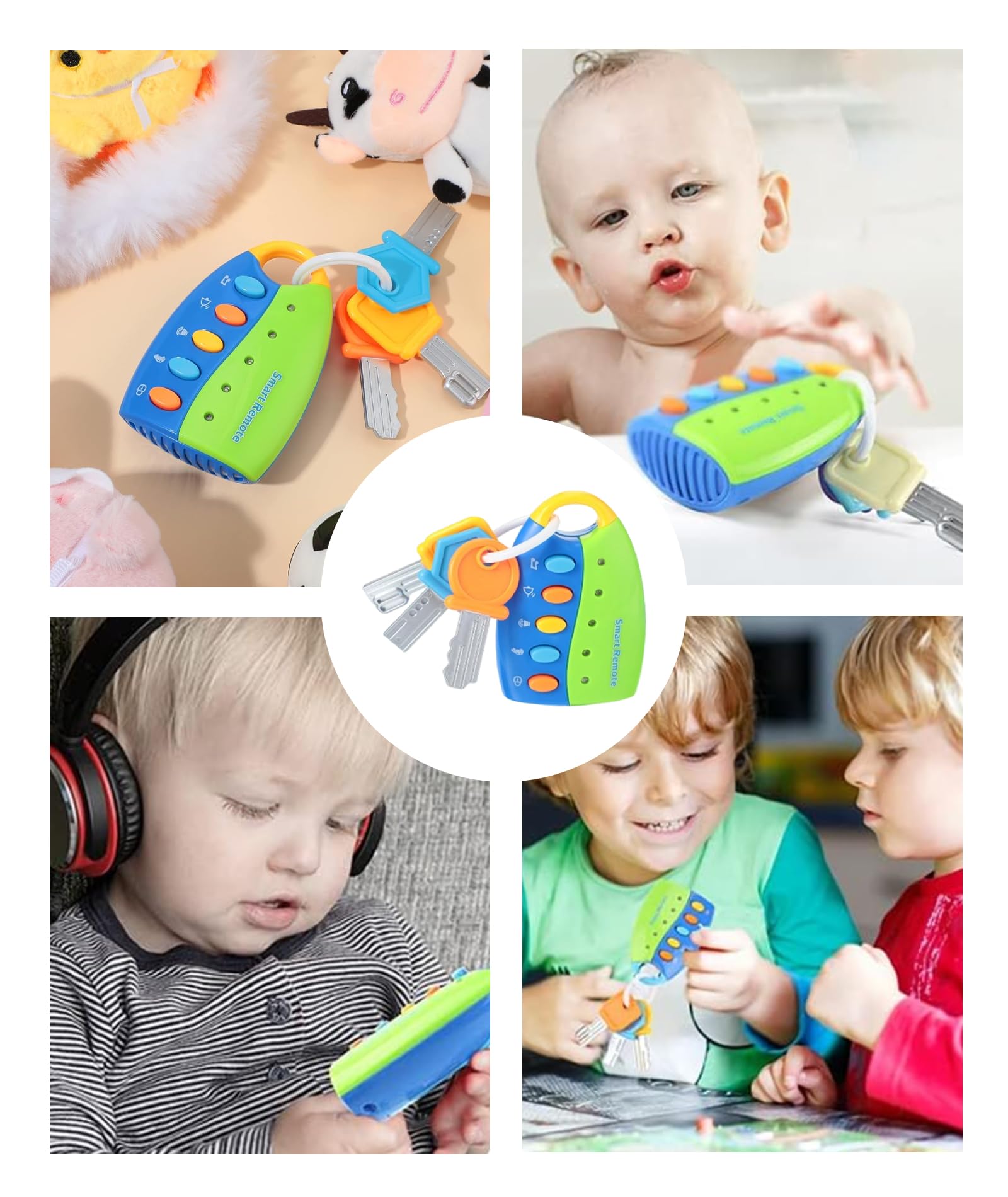 Kids Car Keys - Pretend Play for Toddlers -5