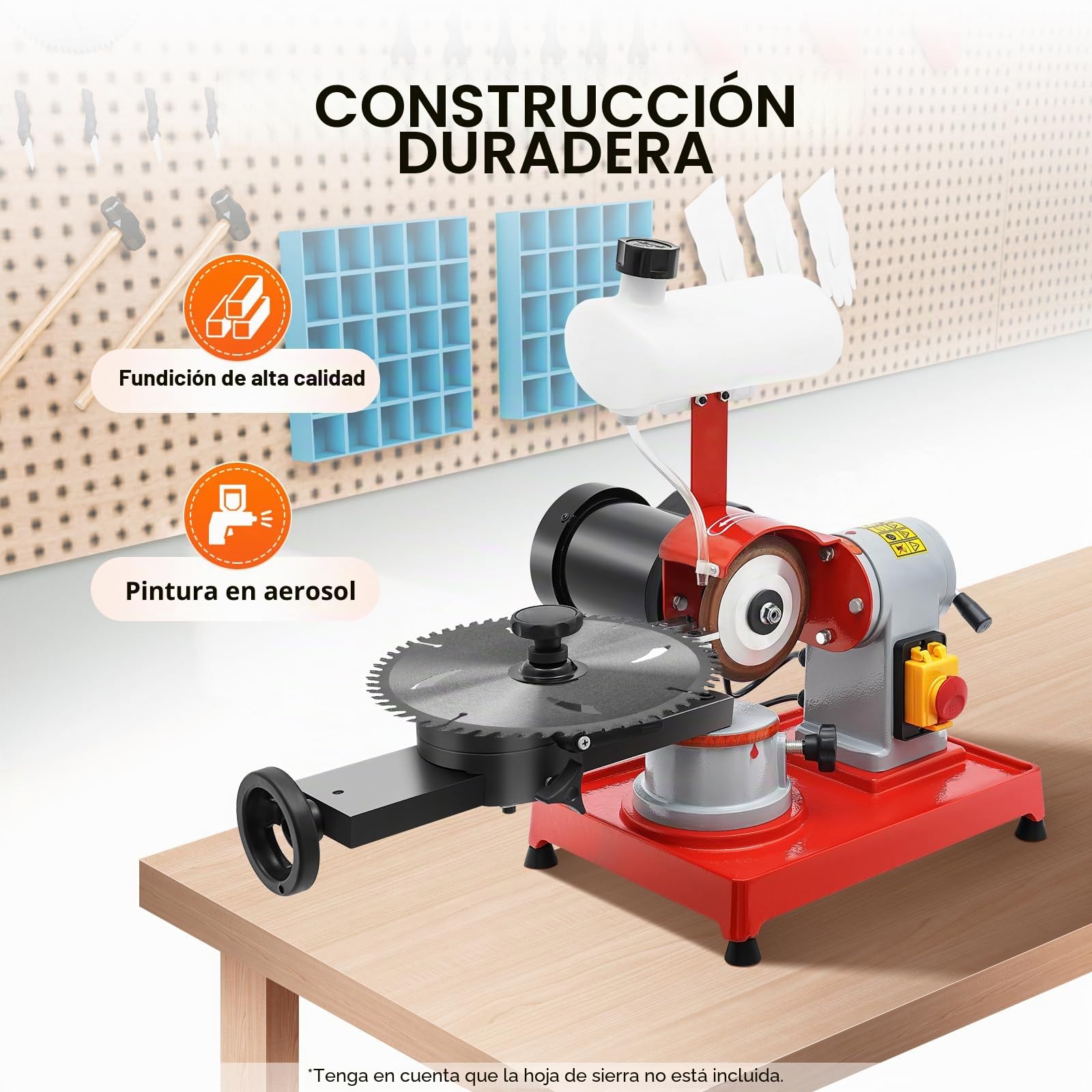 Afilador de hojas de sierra circular de 220 V, 370 W, para hojas de sierra de 80 a 700 mm, afilador de hojas de sierra de plástico, afilador de hojas de sierra