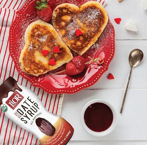 Miniatura 3 de Jarabe de dátiles 100 % puro orgánico, botella exprimible de 14.1 onzas, LIOR