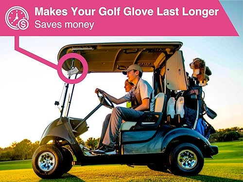 Miniatura 9 de Soporte magnético para guantes de golf para carritos de golf, imanes de fuerza industrial para una sujeción fuerte, velcro fuerte, mantiene las