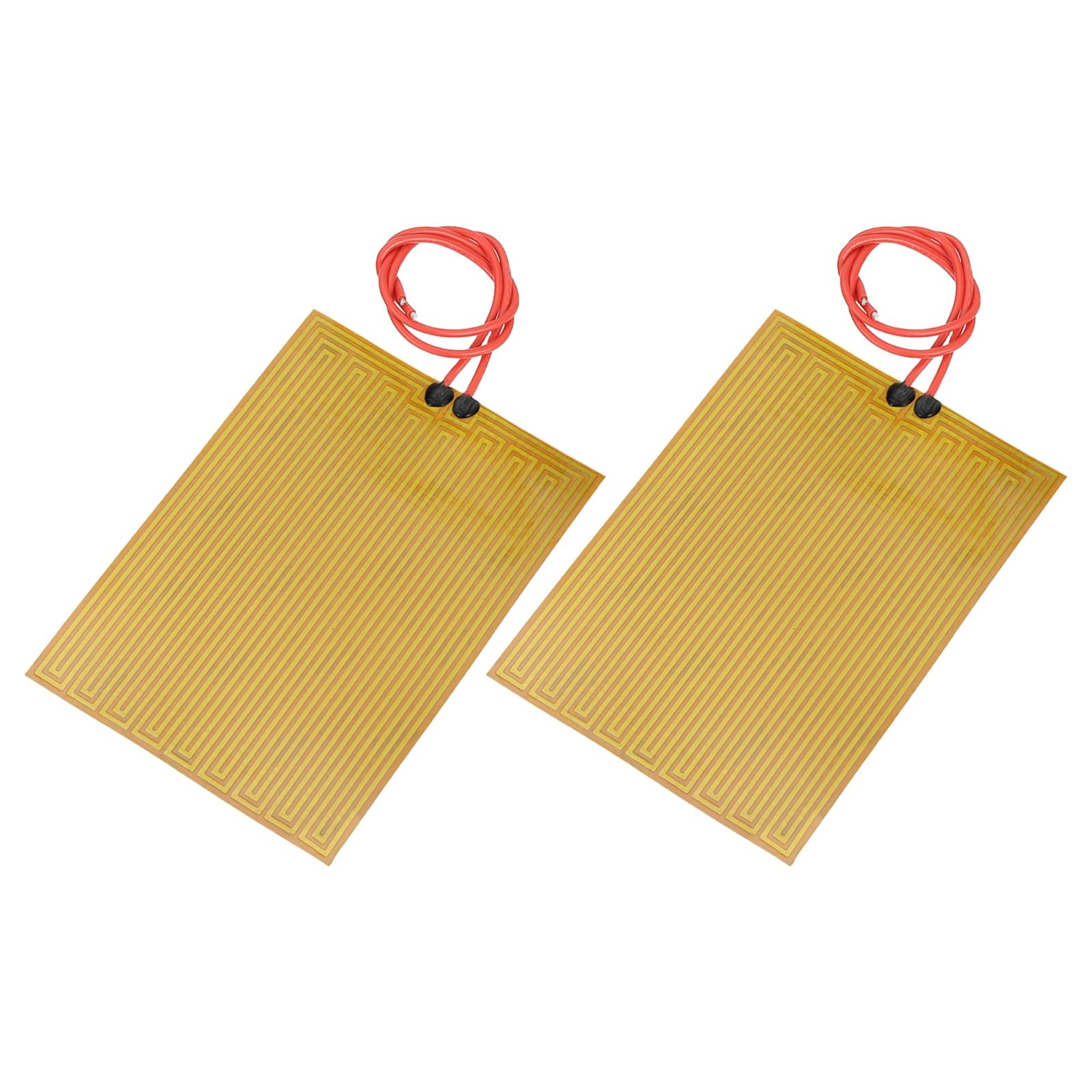 Film chauffant polyimide 24V 50W élément thermique souple température constante 135x95 mm
