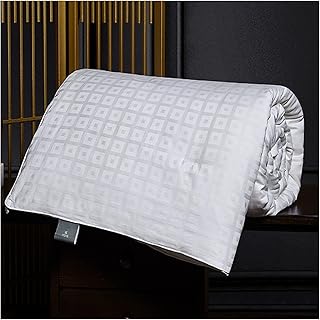 KLVHWXTL Frazada Invierno otoño Hecho a Mano Seda edredón 100% Largo Seda Llena Cama Manta edredón Mancha 100% algodón Cubierta edredones Frazada Polar(160x210cm)