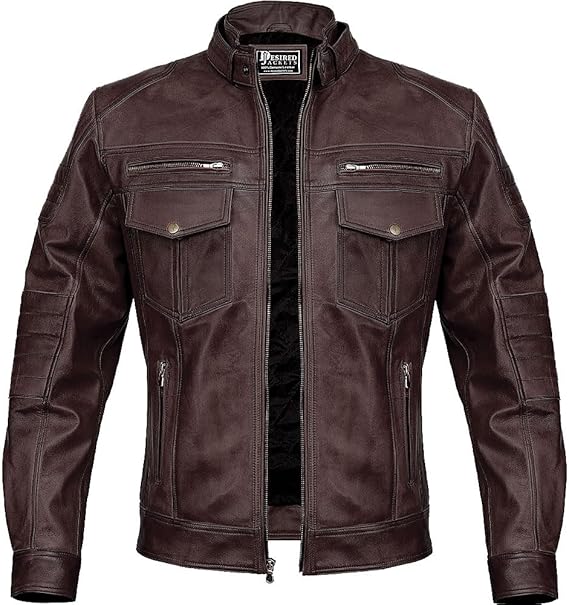 56design 56 R-Line Cafe Leather Jacket S